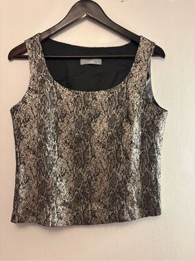 ๐ฅ๐2/$15 ๐ฅ vintage metallic snake ๐ skin top